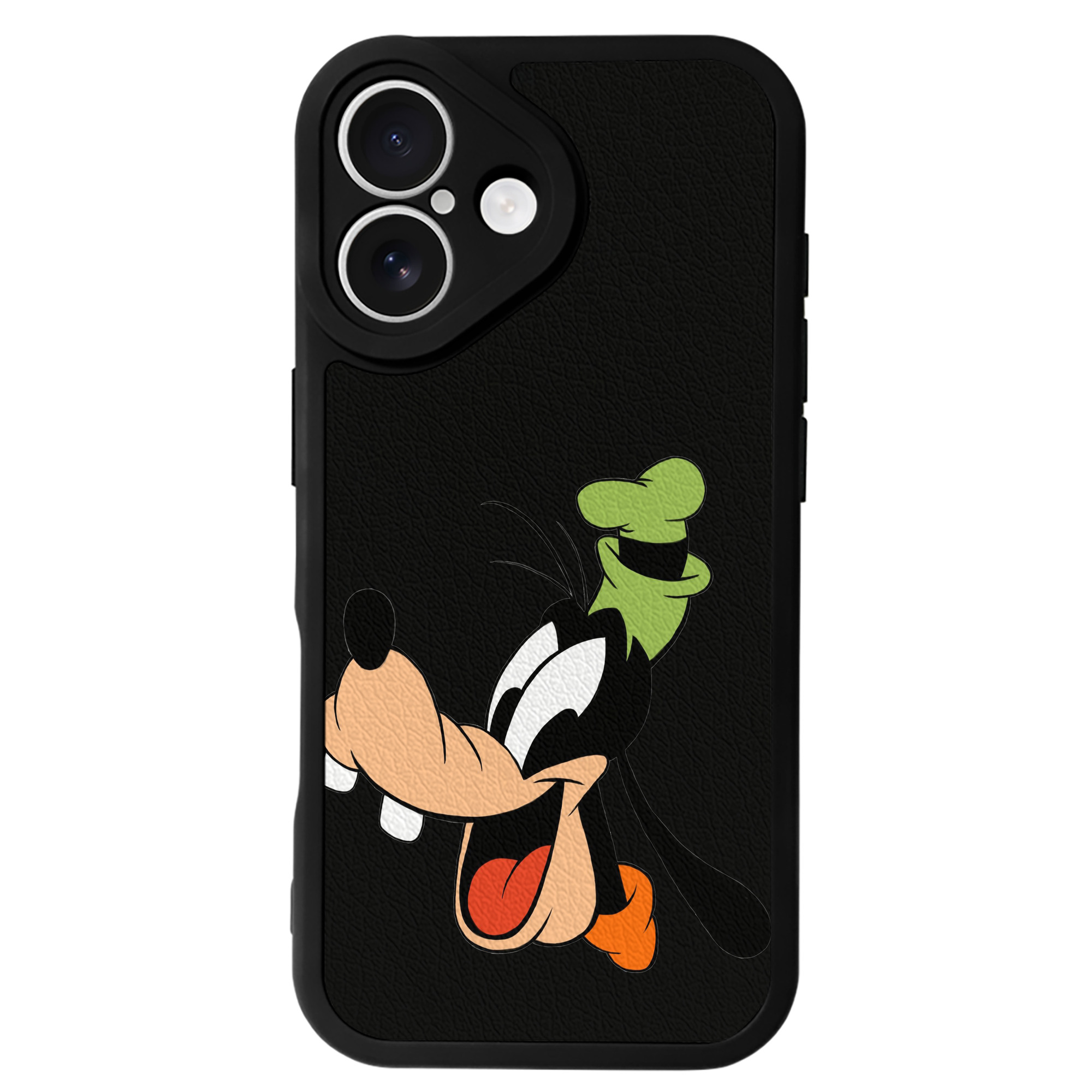 （画像用） ミッキーマウス Mickey Mouse 【iPhone 16シリーズ対応】シリコンスマホケース（レザー調） 材質：シリコン